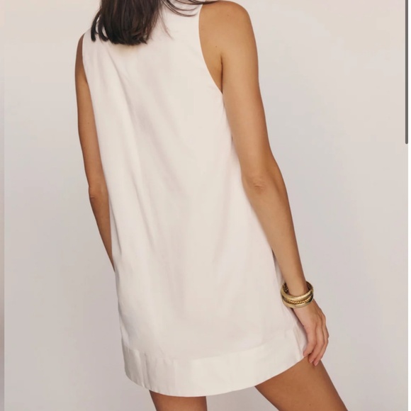 Reformation Francisca Dress White Size 6 - Picture 2 of 4